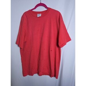 Vtg 90s Faded Distressed‎ Shirt XL USA Single Stitch Grunge Surf Punk Skate